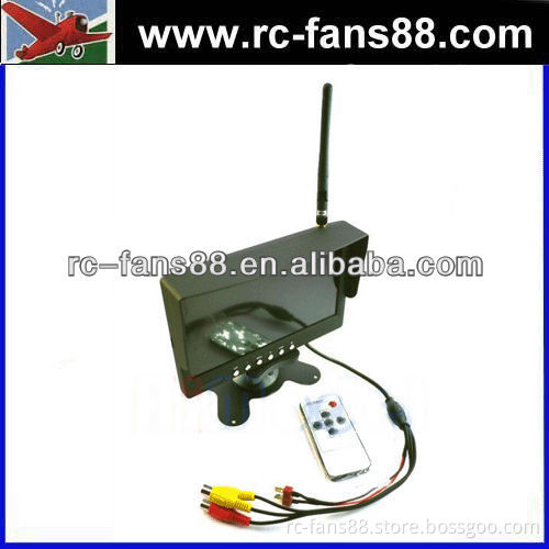 5.8GHz Built-in Receiver 7 inch 800x480 Monitor W/Light Shield